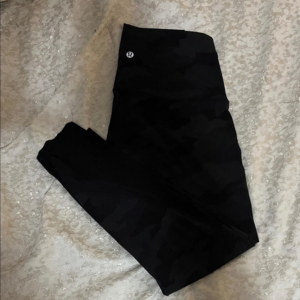 lululemon athletica Camo Black Leggings